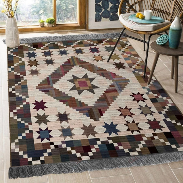 Native American 3D All Over Printed Rug