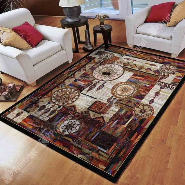 Native American 3D All Over Printed Rug