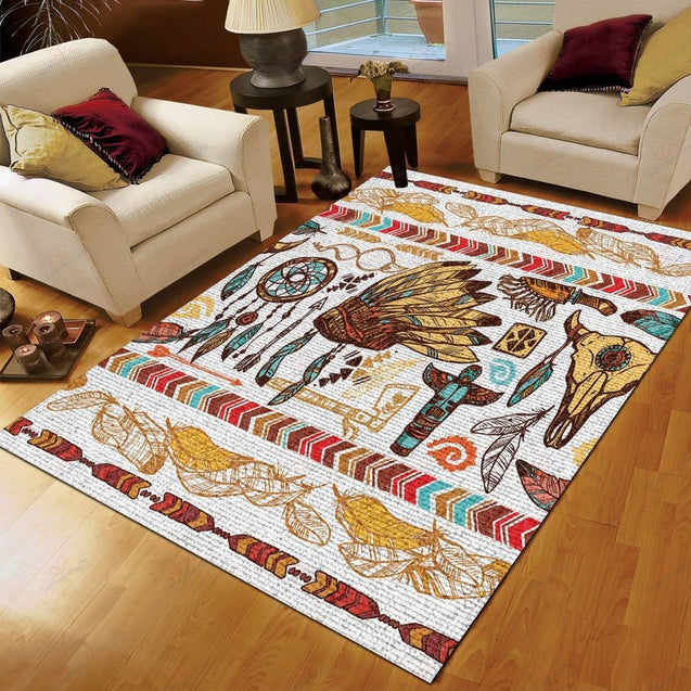 Native American 3D All Over Printed Rug