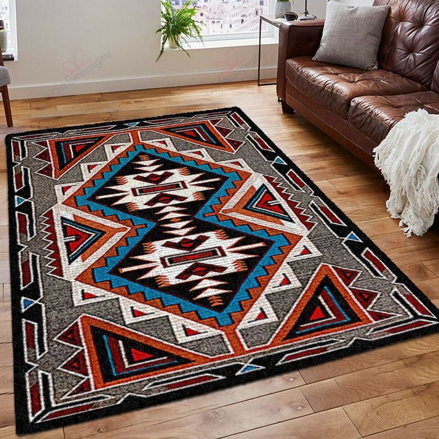 Native American 3D All Over Printed Rug