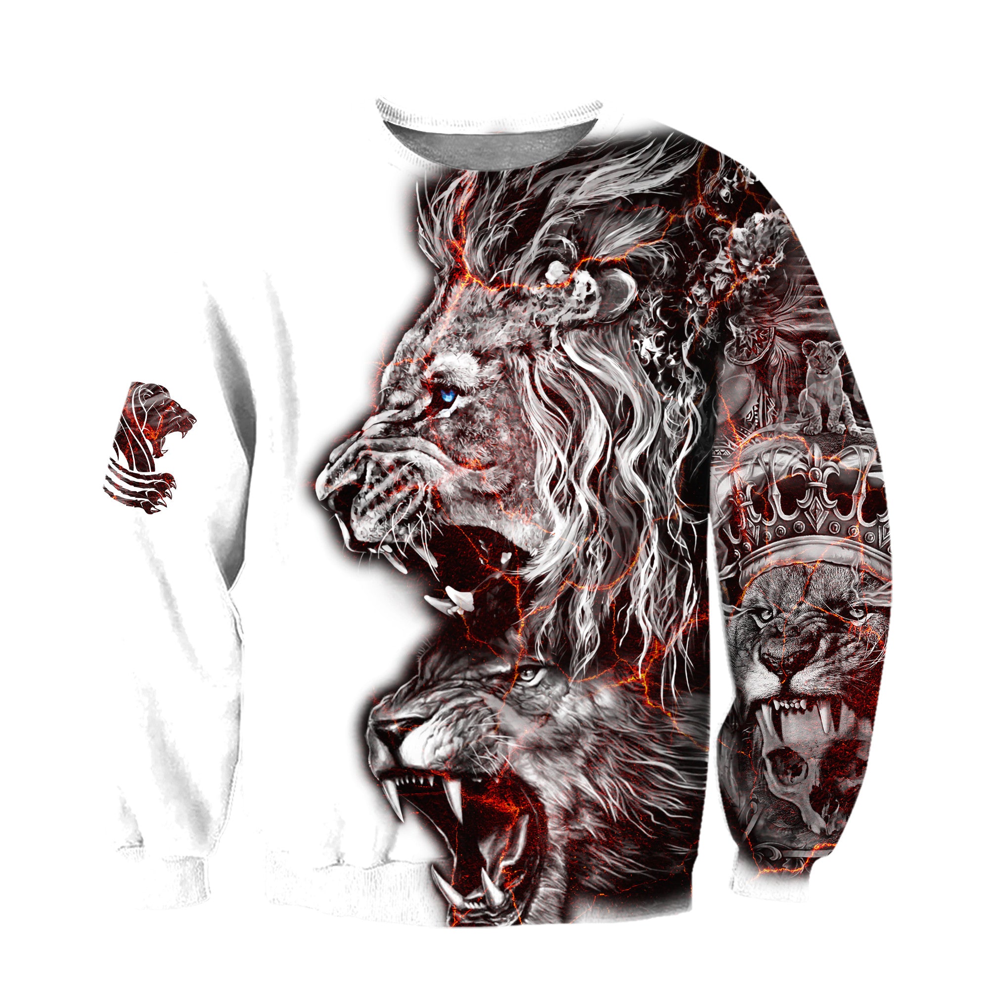 Lion 3D All Over Printed Unisex Shirts