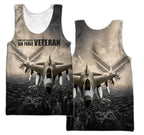 US Air Force Veteran 3D All Over Printed Unisex Shirts