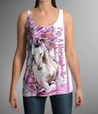 Beautiful Love Horse winter set for Women Pi091201-Apparel-NNK-Tank Top-S-Vibe Cosy™