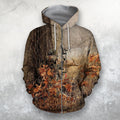 3D All Over Print Bowhunting Hoodie and Shirts-Apparel-NTT-Zip-S-Vibe Cosy™