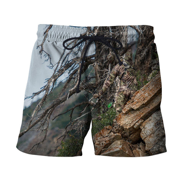 3D All Over Print Bowhunting Hoodie and Shirts-Apparel-NTT-SHORTS-S-Vibe Cosy™