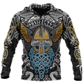 Viking Odin - Wotan Pullover Hoodie A0-ALL OVER PRINT HOODIES-HP Arts-Hoodie-S-Vibe Cosy™