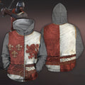 3D All Over Printed Knight Shirts-Apparel-HP Arts-ZIPPED HOODIE-S-Vibe Cosy™