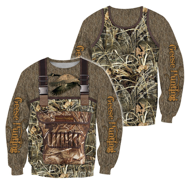 3D All Over Printed Hunting Goose Camo-Apparel-HP Arts-Sweatshirt-S-Vibe Cosy™