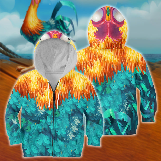 Amazing Chicken Kids-Apparel-HD09-ZIipped Hoodie-YOUTH XS-Vibe Cosy™