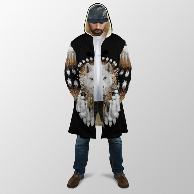 Native American Wolf 3D All Over Printed Shirts MP18052002-Apparel-MP-Hoodie-S-Vibe Cosy™