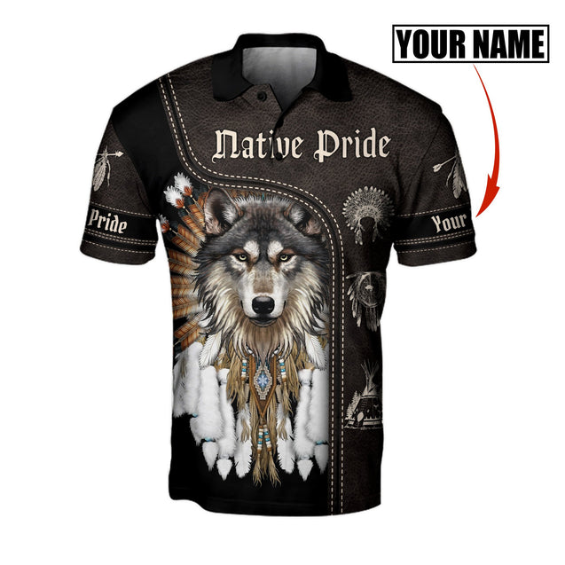 Customize Name Native American Pride 3D All Over Printed Unisex Shirt