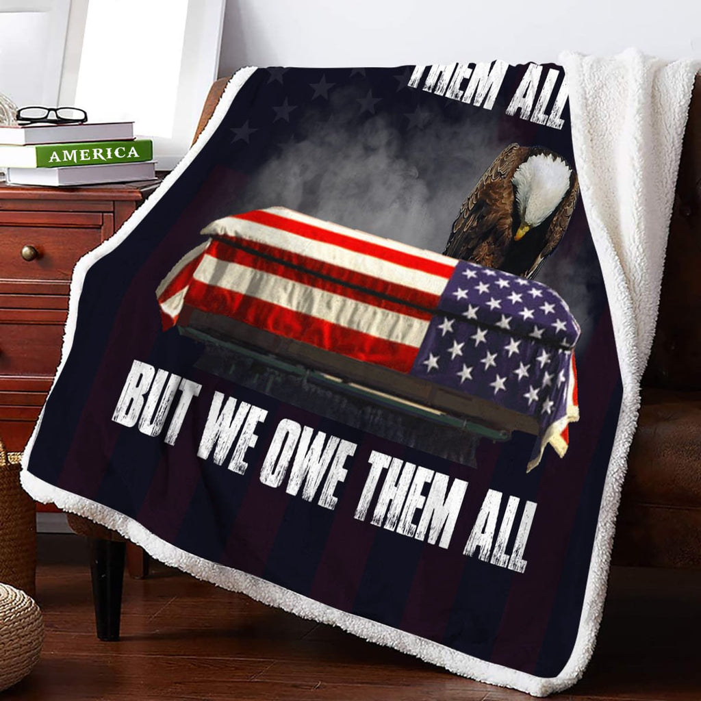 American 3D All Over Printed Blanket