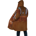 Native Cowboy Jacket No1 Cosplay 3D Over Printed Unisex Deluxe Hoodie ML