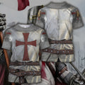 3D All Over Printed Knight Templar-Apparel-HP Arts-T-Shirt-S-Vibe Cosy™