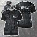 3D All Over Printed U.S SWAT Team Uniform-Apparel-HP Arts-T-Shirt-S-Vibe Cosy™