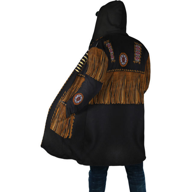 Native Cowboy Jacket No3 Cosplay 3D Over Printed Unisex Deluxe Hoodie