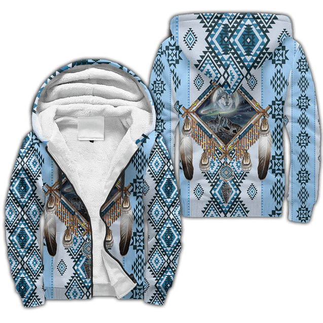 Wolf Native American 3D All Over Printed Unisex Shirts No 11