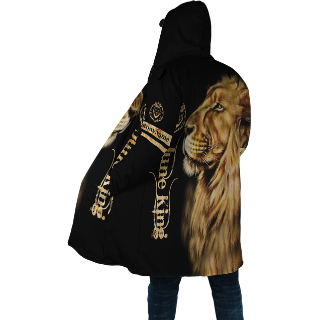 Custom Name June King Lion  3D All Over Printed Unisex Shirts