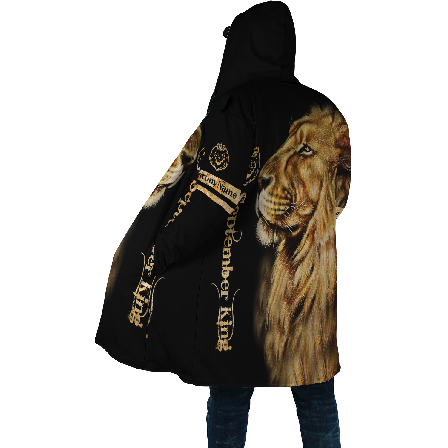 Custom Name September King Lion  3D All Over Printed Unisex Shirts