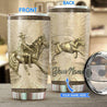 Personalized Name Bull Riding Stainless Steel Tumbler Calf Roping