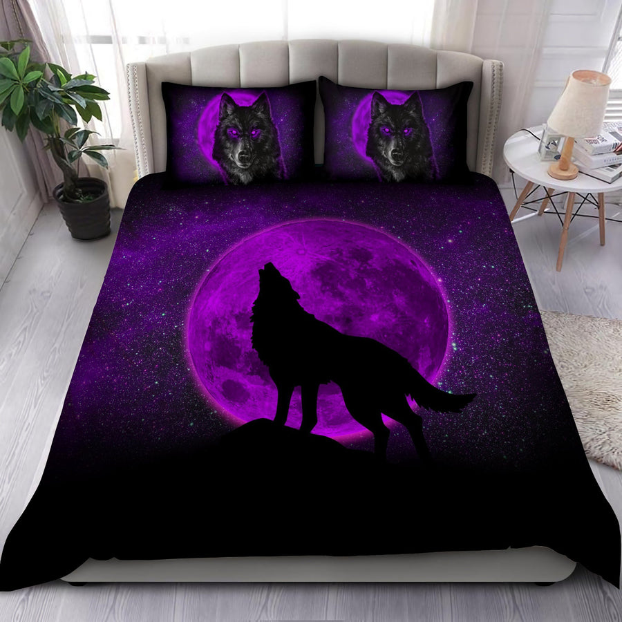 Wolf 3D All Over Printed Bedding Set