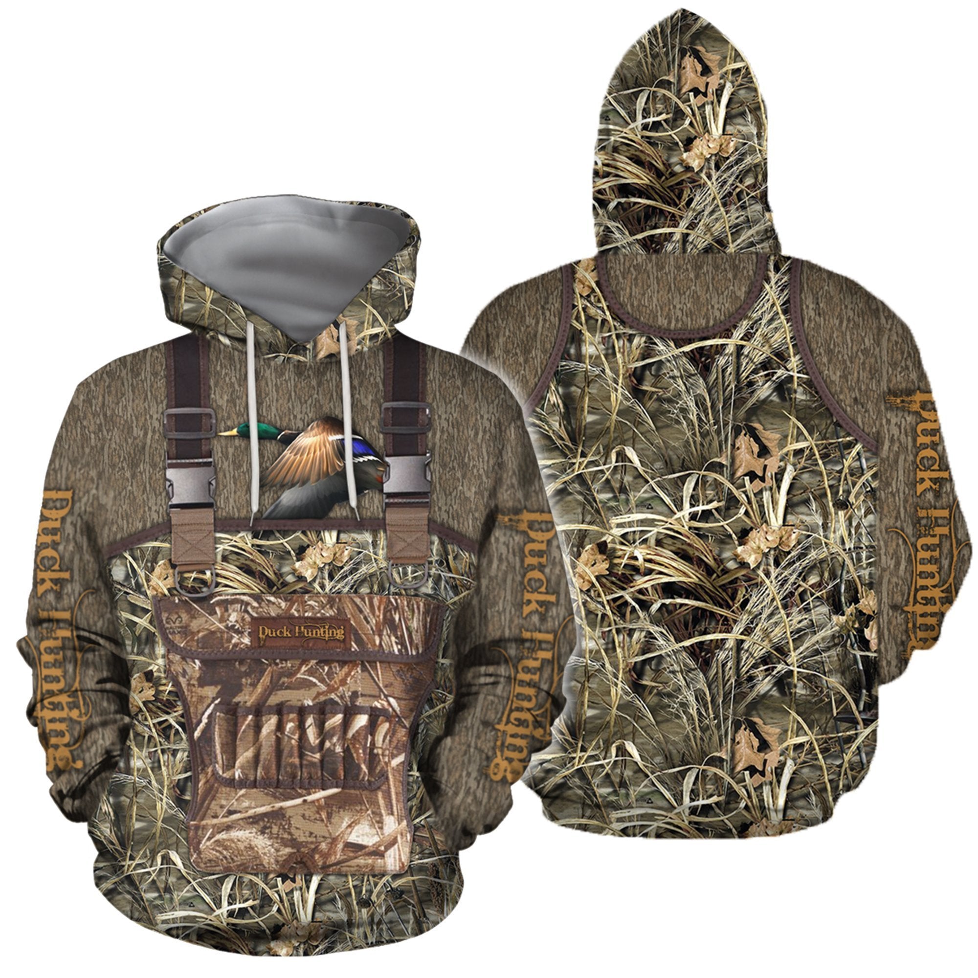 3D All Over Printed Hunting Duck Camo-Apparel-HP Arts-Hoodie-S-Vibe Cosy™