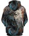 Wolf 3D All Over Printed Shirts For Men and Women TT100801-Apparel-TT-Hoodie-S-Vibe Cosy™