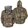 3D All Over Printed Hunting Duck Camo-Apparel-HP Arts-ZIPPED HOODIE-S-Vibe Cosy™