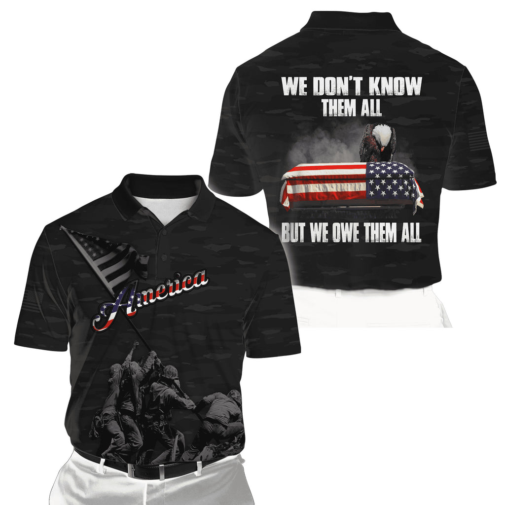American 3D All Over Printed Unisex Shirts