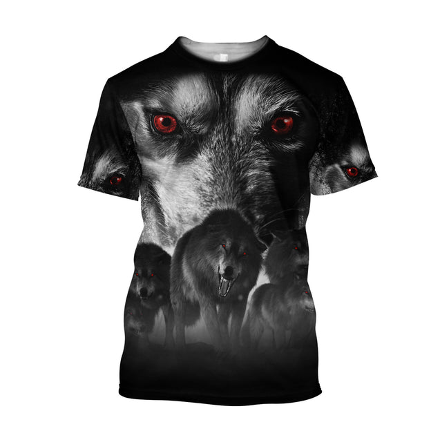 Wolf 3D All Over Printed Unisex Shirts