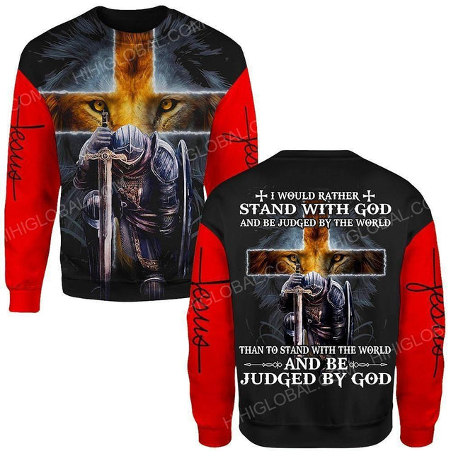 Stand With God 3D All Over Printed Shirts For Men and Women TA041612-Apparel-TA-Sweatshirts-S-Vibe Cosy™