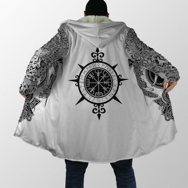 Viking Tattoo All-Over Print version 4.0-Apparel-HP Arts-Hoodie-S-Vibe Cosy™