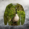 3D All Over Printed Goose T-shirt Hoodie-Apparel-HP Arts-Sweatshirt-S-Vibe Cosy™