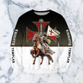 3D All Over Printed Knights Templar On Horseback-Apparel-HP Arts-Sweatshirt-S-Vibe Cosy™