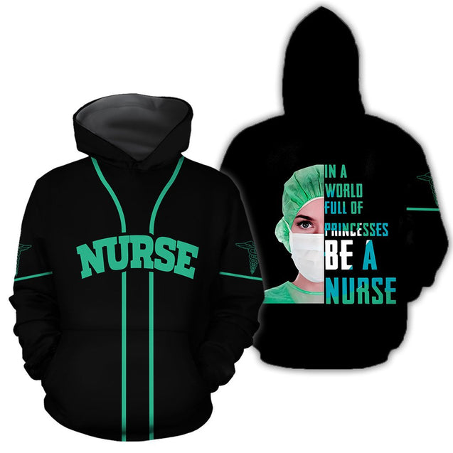 Premium Nurse 3D All Over Printed Unisex Shirts