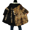 Custom Name February King Lion  3D All Over Printed  Unisex Shirt