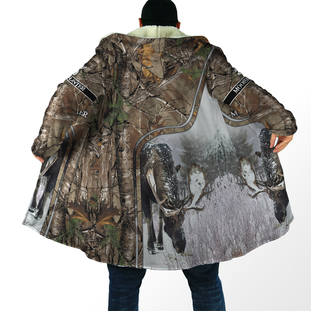 Pheasant Hunting Camo 3D Over Printed Unisex Deluxe Hoodie ML