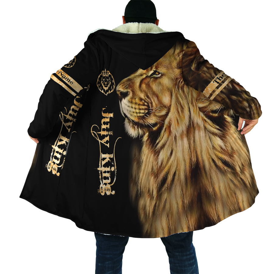 Custom Name July King Lion  3D All Over Printed Unisex Shirts