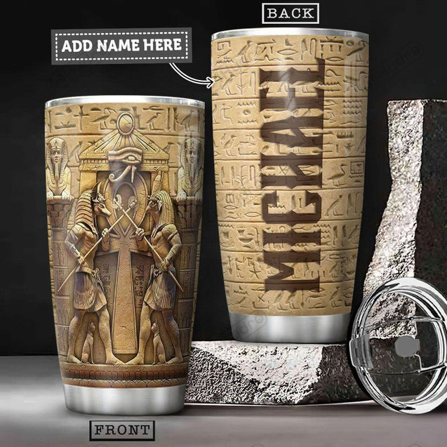 Personalized name Ancient Egyptian Mythology Culture Stainless Steel Tumbler 20 Oz