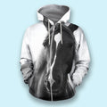 3D All Over Print Beautiful Horse-Apparel-NTT-Zipped Hoodie-S-Vibe Cosy™