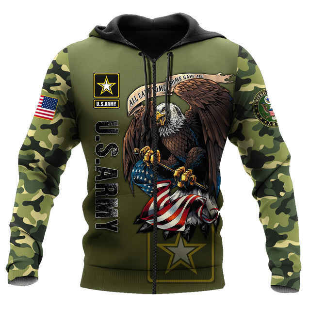 US Army Veteran 3D All Over Printed Unisex Shirts