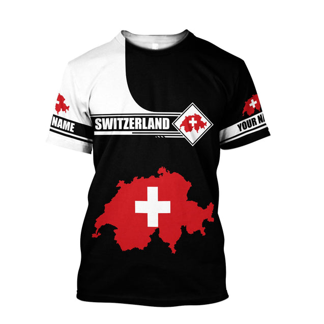 Switzerland Hoodie 3D All Over Printed Unisex Hoodie