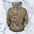 3D Printed Duck Hunting Clothes-Apparel-HP Arts-ZIPPED HOODIE-S-Vibe Cosy™