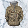 3D Printed Duck Hunting Clothes-Apparel-HP Arts-ZIPPED HOODIE-S-Vibe Cosy™