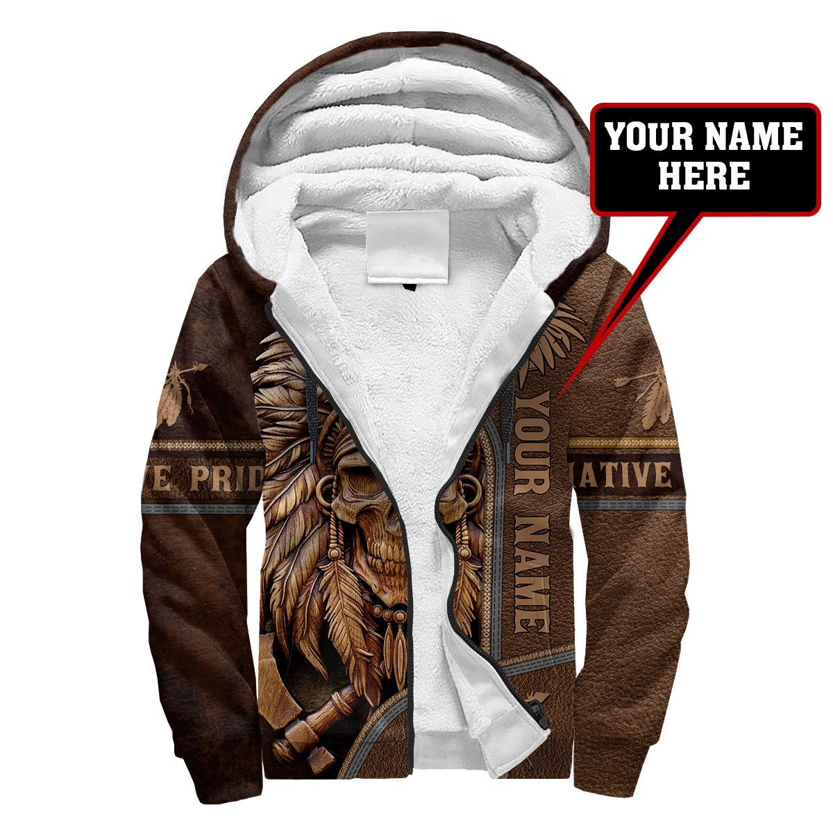 Customize Name Native American 3D All Over Printed Unisex Shirt