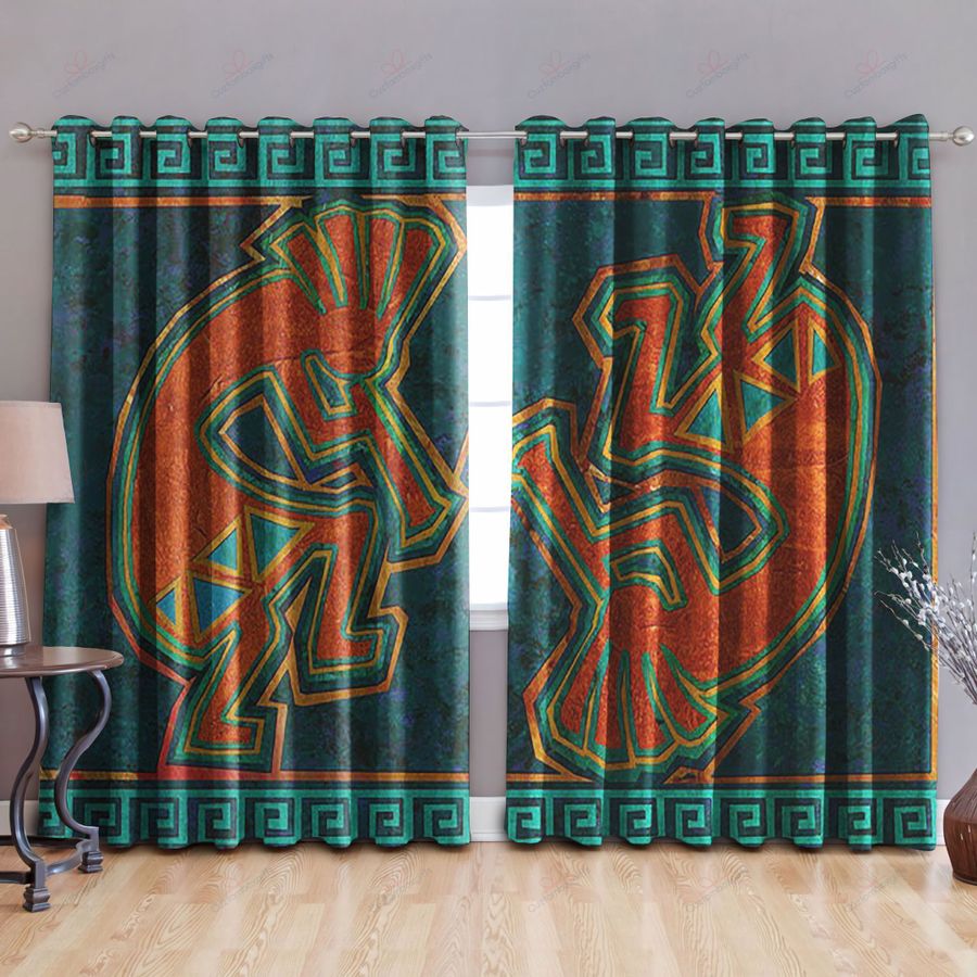 Native American Pattern 3D All Over Printed Window Curtains