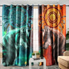 Native American Pattern 3D All Over Printed Window Curtains