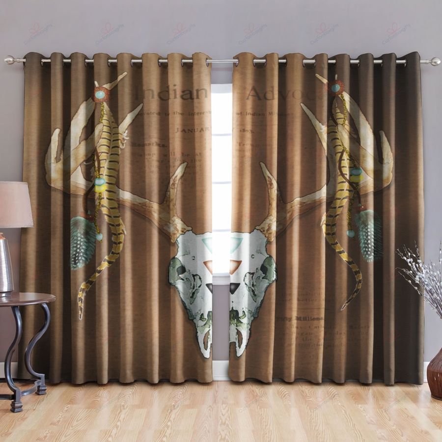 Native American Pattern 3D All Over Printed Window Curtains