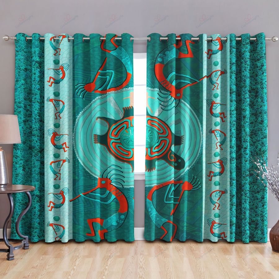 Native American Pattern 3D All Over Printed Window Curtains