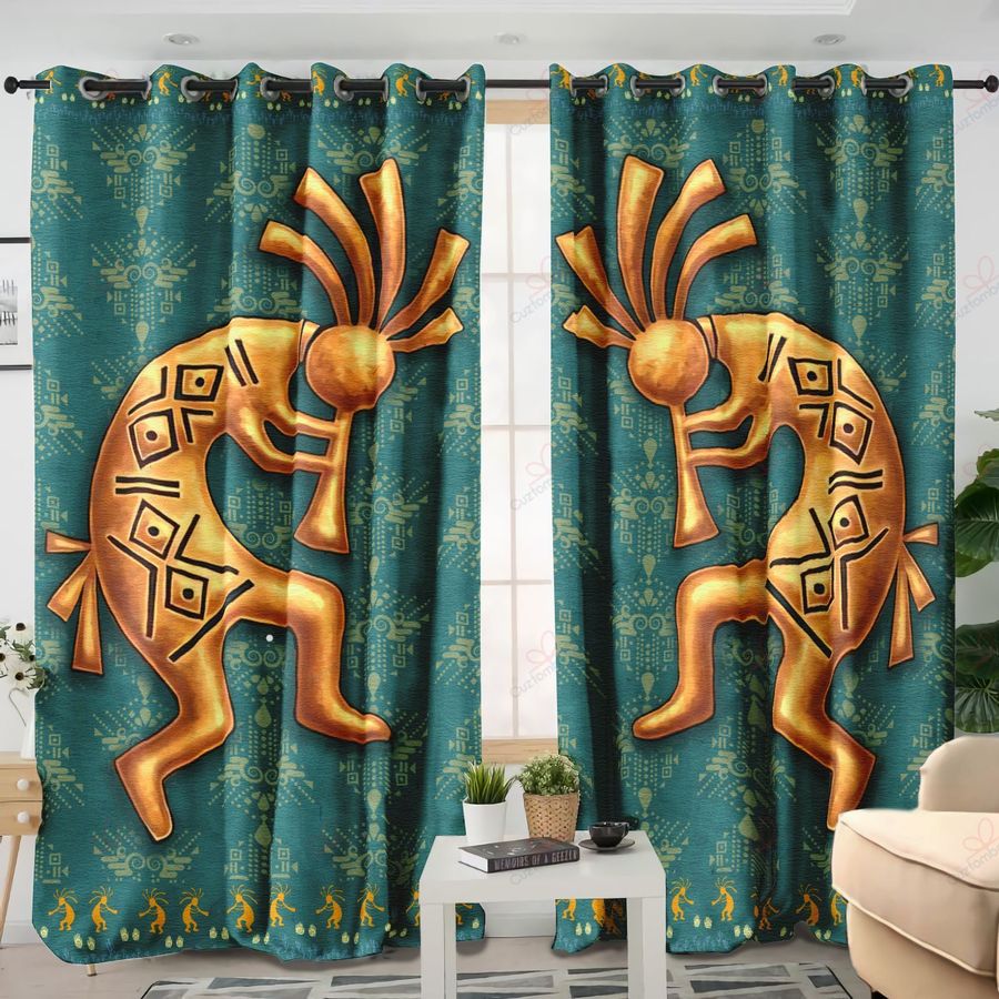 Native American Pattern 3D All Over Printed Window Curtains